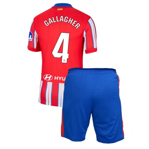 Atletico Madrid Conor Gallagher #4 Domaci Dres za djecu 2024-25 Kratak Rukav (+ Kratke hlače)